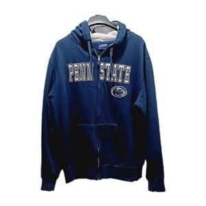 Campus Heritage Men's Penn State navy blue Zip-up Hooded Jacket Size XL